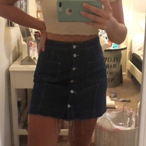 Jean skirt